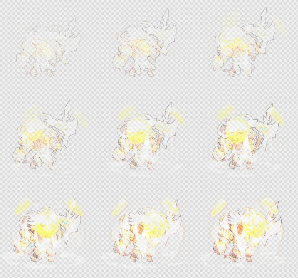召唤与合成819套Spine骨骼动画-Spine(guaiA9ds)