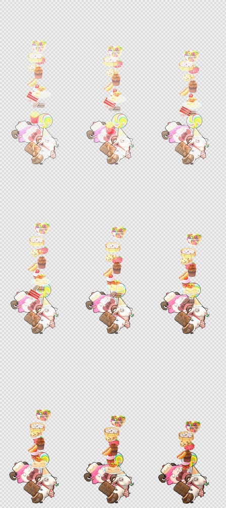 召唤与合成819套Spine骨骼动画-Spine(guaiA15es)