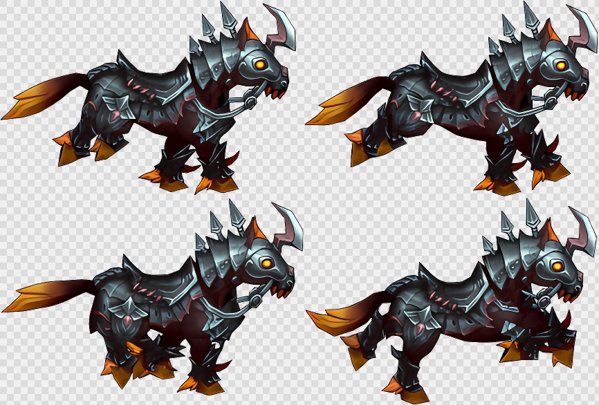 305套魔幻角色PNG序列帧-怪物-魔幻(mounts_horse_10)