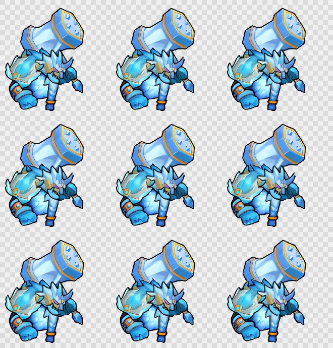 召唤与合成819套Spine骨骼动画-Spine(guaiS2d_1)
