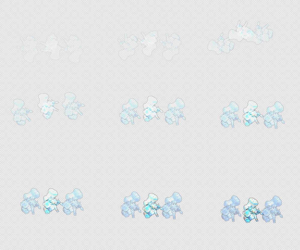 召唤与合成819套Spine骨骼动画-Spine(guaiS2ds_1)