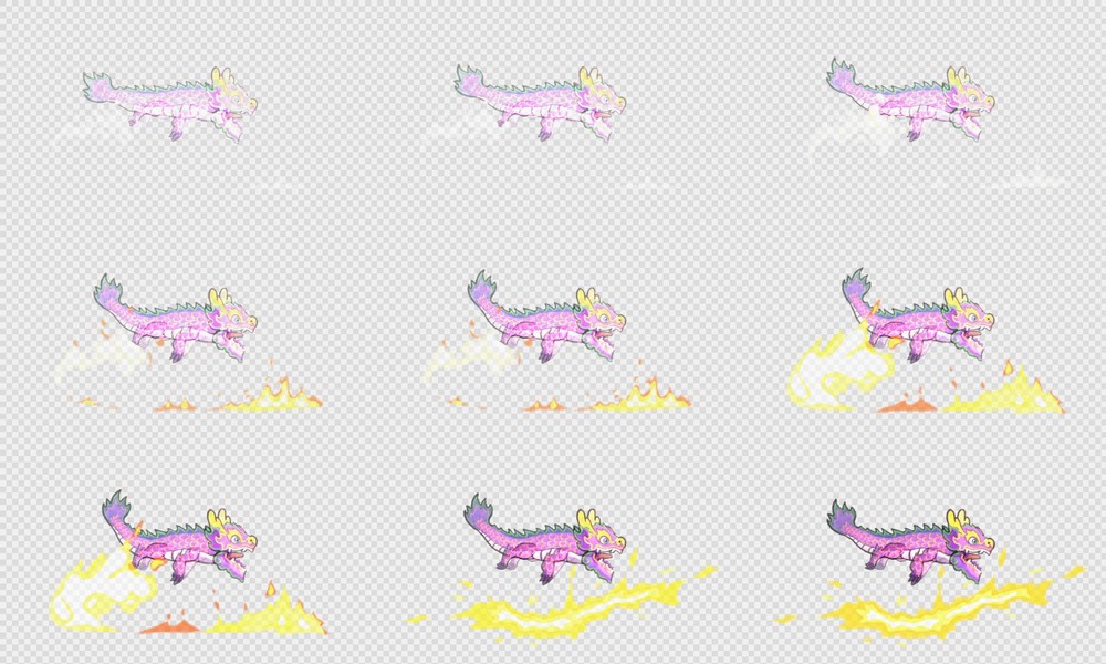 召唤与合成819套Spine骨骼动画-Spine(guaiS3ds_2)