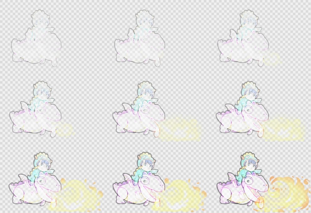召唤与合成819套Spine骨骼动画-Spine(guaiS7ds_1)