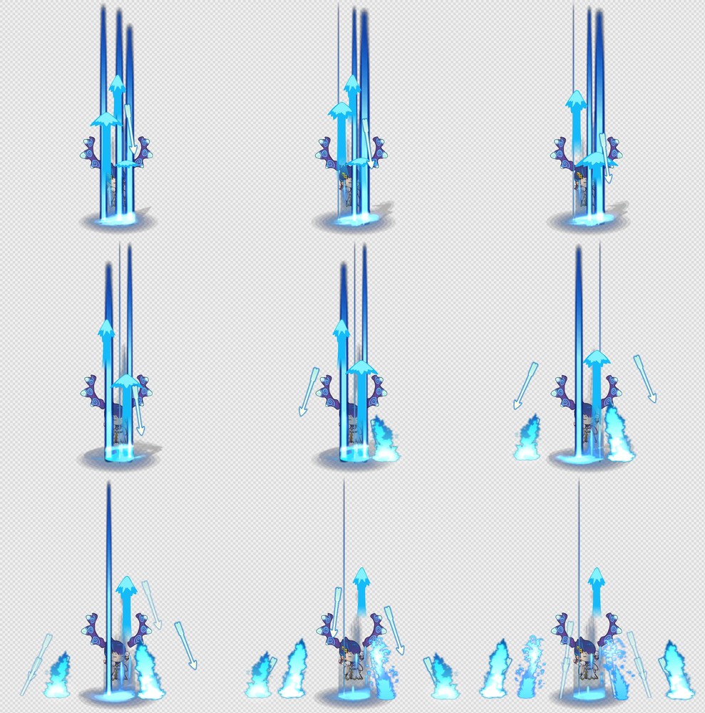 召唤与合成819套Spine骨骼动画-Spine(guaiSSS8es)