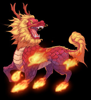 代号斩CodeSlash141套Spine龙骨动画-Spine(lc_qilin)