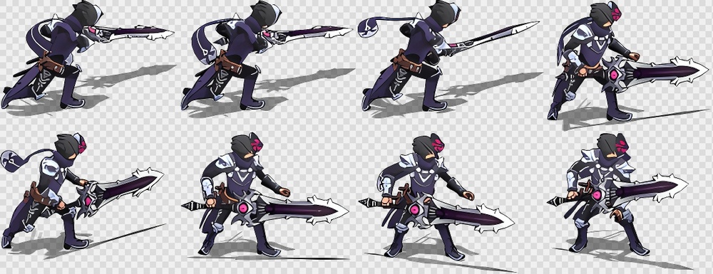 305套魔幻角色PNG序列帧-魔幻-人(player_1001_01_14)