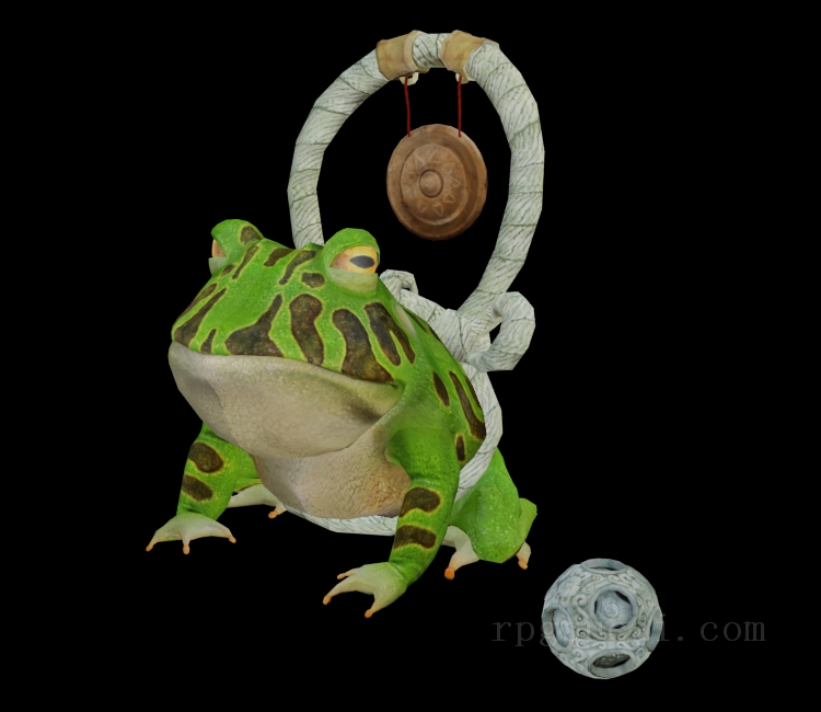 3D模型-动物3D模型-3D模型(1257)Alice: Madness Returns - Oriental Frog