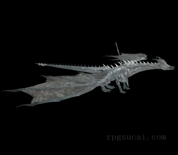 3D模型-动物3D模型-3D模型(1896)Dark Souls II - Sinh, the Slumbering Dragon