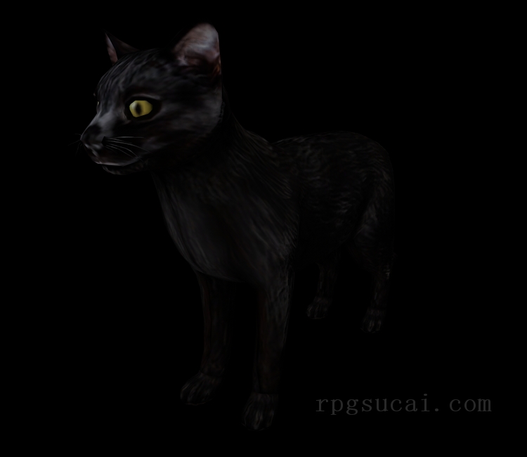 3D模型-动物3D模型-3D模型(2263)Doctor Who: The Adventure Games - Lady Winters (Cat)