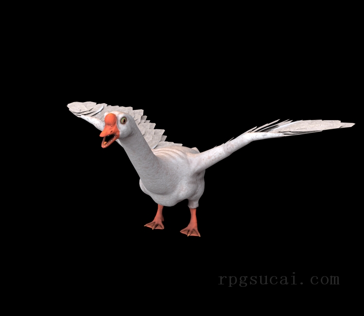 3D模型-动物3D模型-3D模型(2541)DreamWorks All-Star Kart Racing - Wild Goose