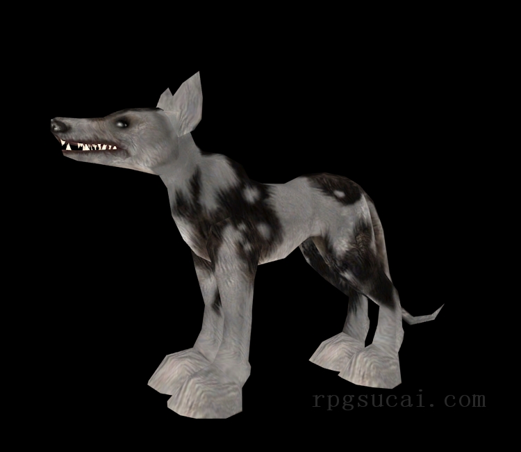 3D模型-动物3D模型-3D模型(2672)Fable: The Lost Chapters - test_dog