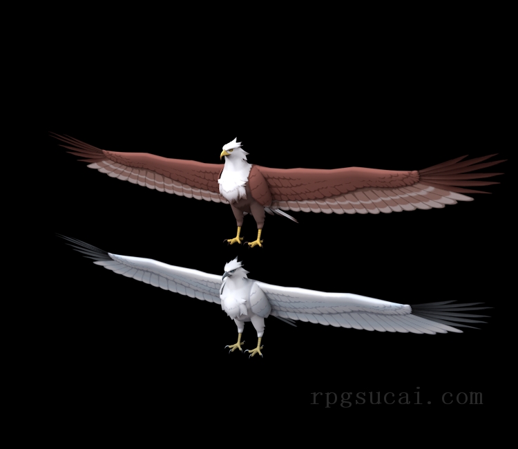 3D模型-动物3D模型-3D模型(3161)Genshin Impact - Falcon