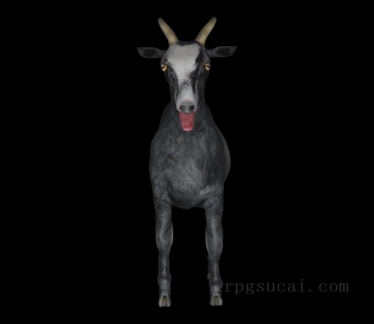 3D模型-动物3D模型-3D模型(3398)Goat Simulator - Goat (Pilgor)