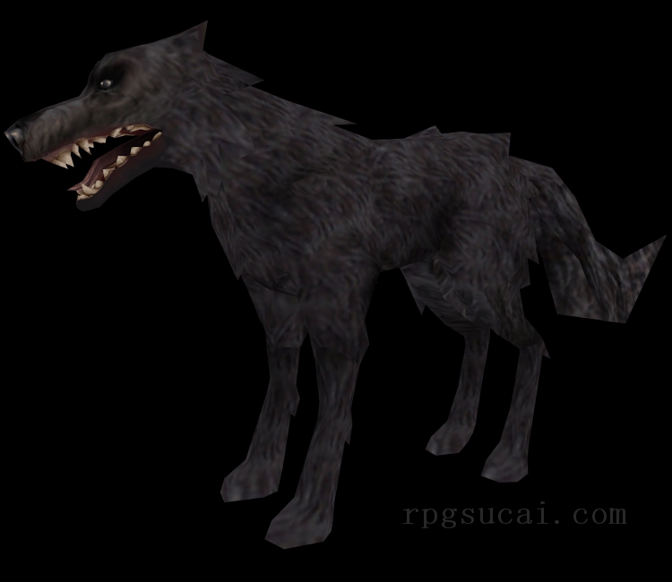 3D模型-动物3D模型-3D模型(3599)Harry Potter & the Prisoner of Azkaban - Sirius Black (Black Dog)