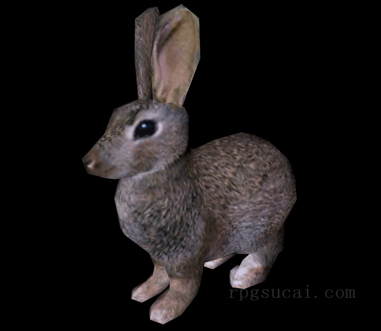 3D模型-动物3D模型-3D模型(3612)Harry Potter & the Prisoner of Azkaban - Rabbit (Lapifors)