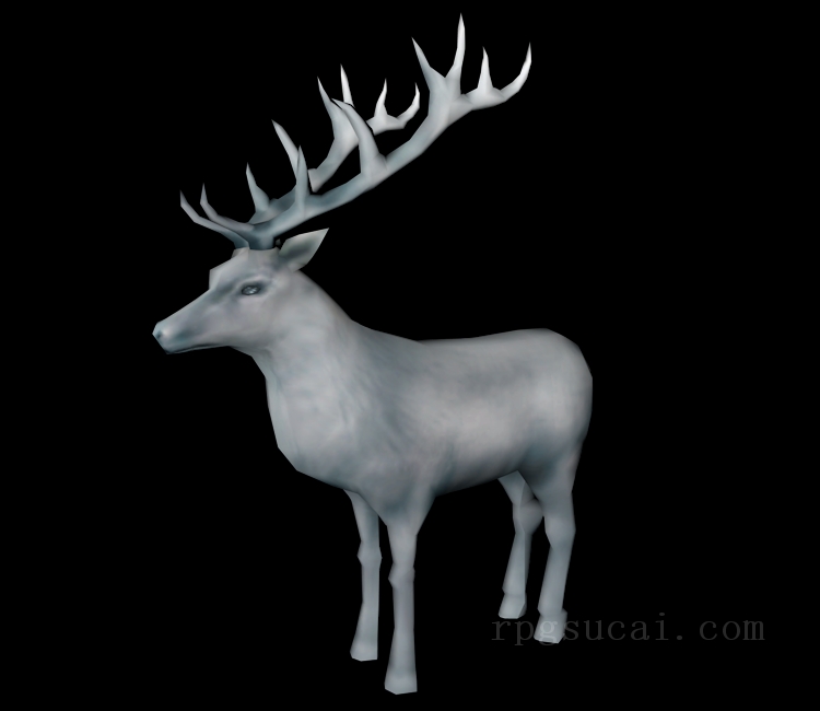 3D模型-动物3D模型-3D模型(3615)Harry Potter & the Prisoner of Azkaban - Stag (Patronus)