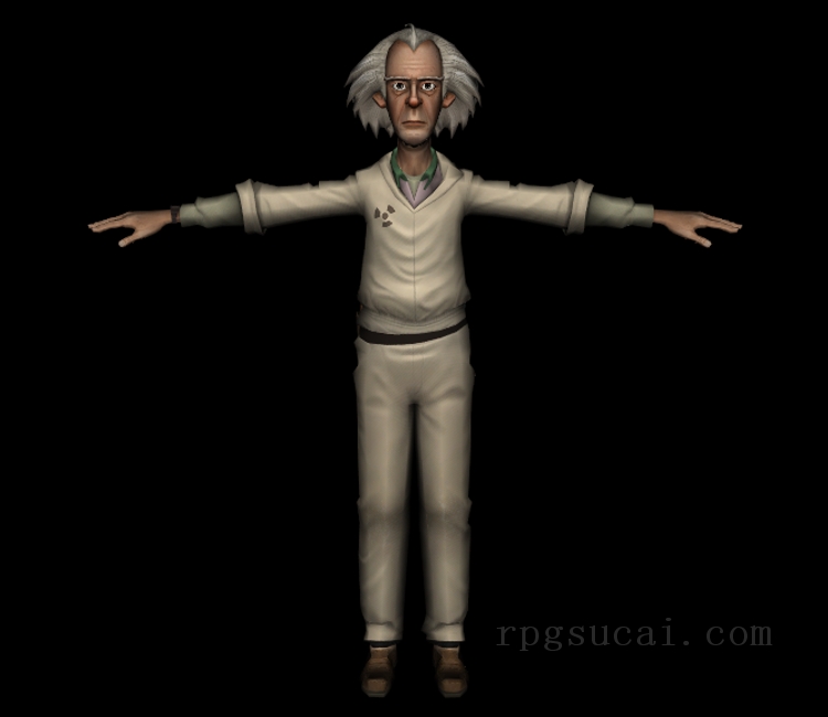 3D模型-怪物3D模型-3D模型(869)Back to the Future: The Game - Doc Brown