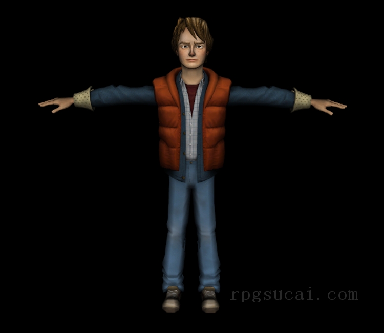 3D模型-怪物3D模型-3D模型(870)Back to the Future: The Game - Marty McFly