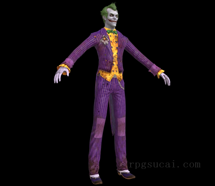 3D模型-怪物3D模型-3D模型(873)Batman: Arkham Asylum - Joker
