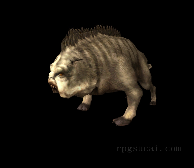 3D模型-怪物3D模型-3D模型(1218)Aion - Wild Striped Tog