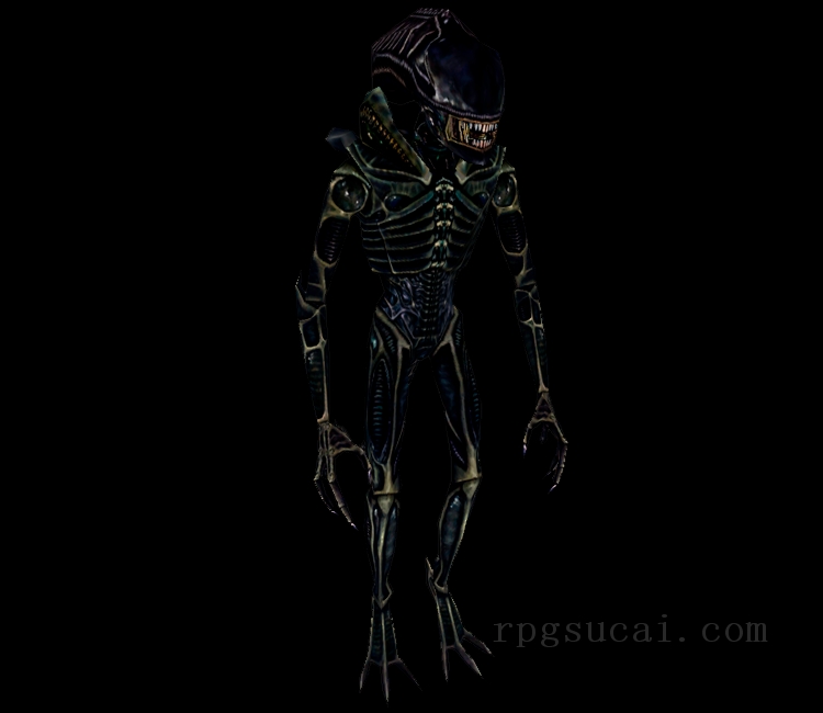 3D模型-怪物3D模型-3D模型(1339)Aliens Versus Predator 2 - Alien Drone