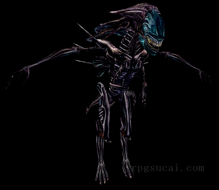 3D模型-怪物3D模型-3D模型(1340)Aliens Versus Predator 2 - Alien Empress