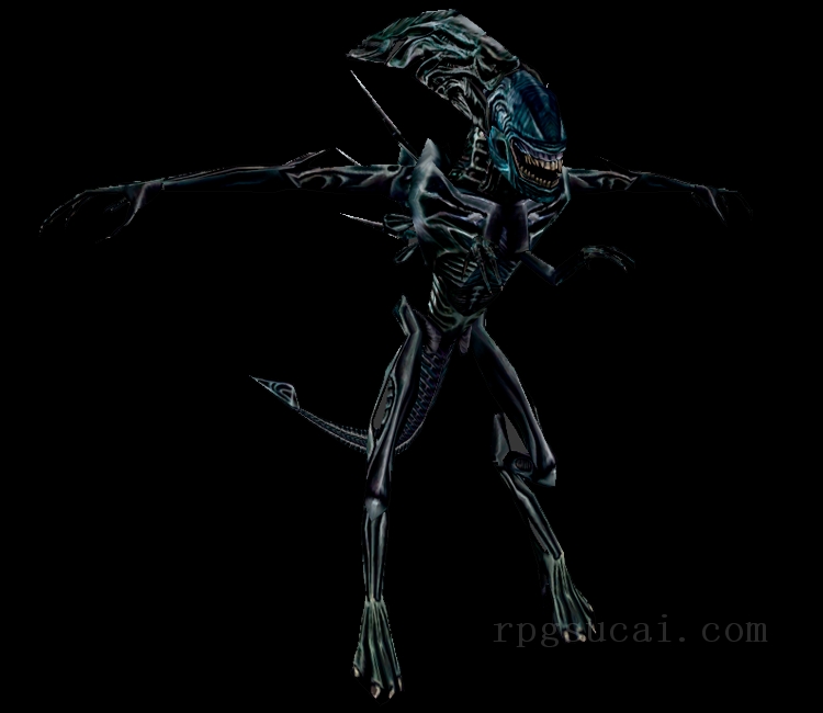 3D模型-怪物3D模型-3D模型(1341)Aliens Versus Predator 2 - Alien Queen