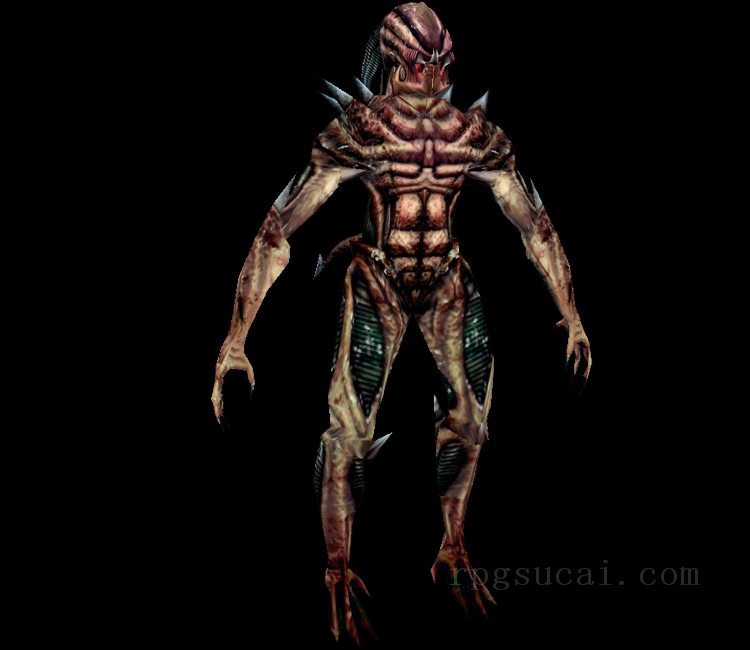 3D模型-怪物3D模型-3D模型(1345)Aliens Versus Predator 2 - Predalien
