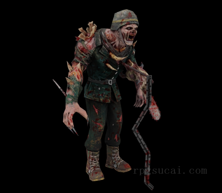 3D模型-怪物3D模型-3D模型(1427)Mobile - Doomsday: Last Survivors - Chainsaw Commander
