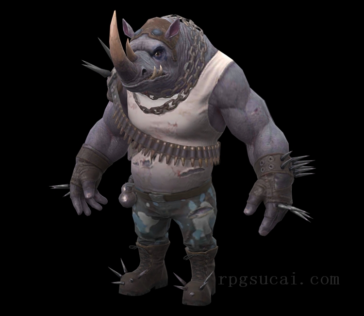 3D模型-怪物3D模型-3D模型(1495)Mobile - State of Survival: Zombie War - Rocksteady