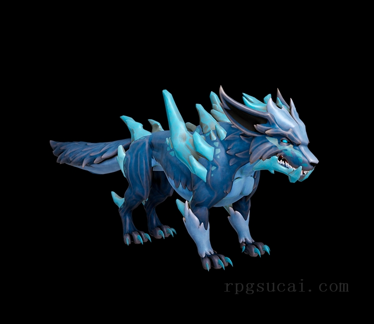 3D模型-怪物3D模型-3D模型(2036)Dauntless - Frostwülf