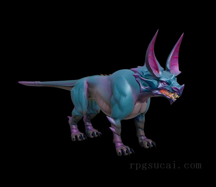 3D模型-怪物3D模型-3D模型(2038)Dauntless - Riftstalker