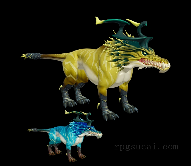 3D模型-怪物3D模型-3D模型(2040)Dauntless - Stormclaw