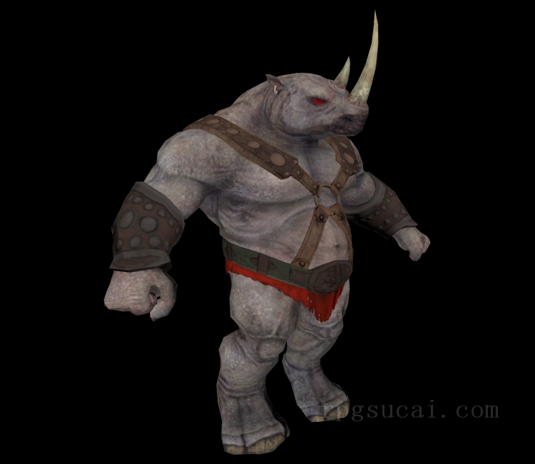 3D模型-怪物3D模型-3D模型(2094)DC Universe Online - Beastiamorph Berserker