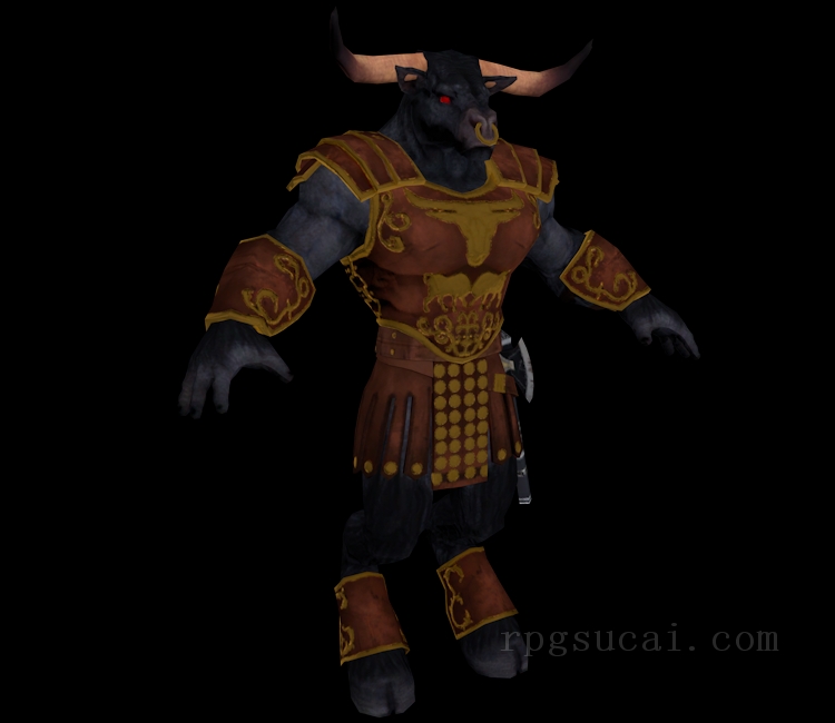 3D模型-怪物3D模型-3D模型(2106)DC Universe Online - Minotaur