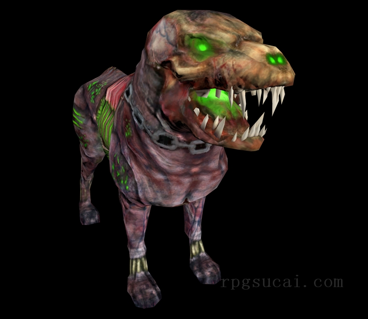 3D模型-怪物3D模型-3D模型(2108)DC Universe Online - Mutant Dog