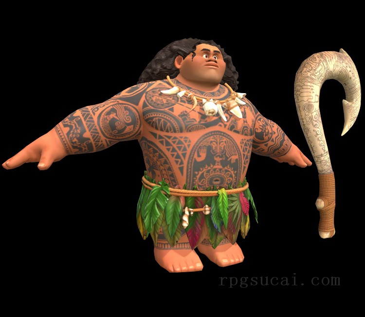 3D模型-怪物3D模型-3D模型(2132)Disney Dreamlight Valley - Maui