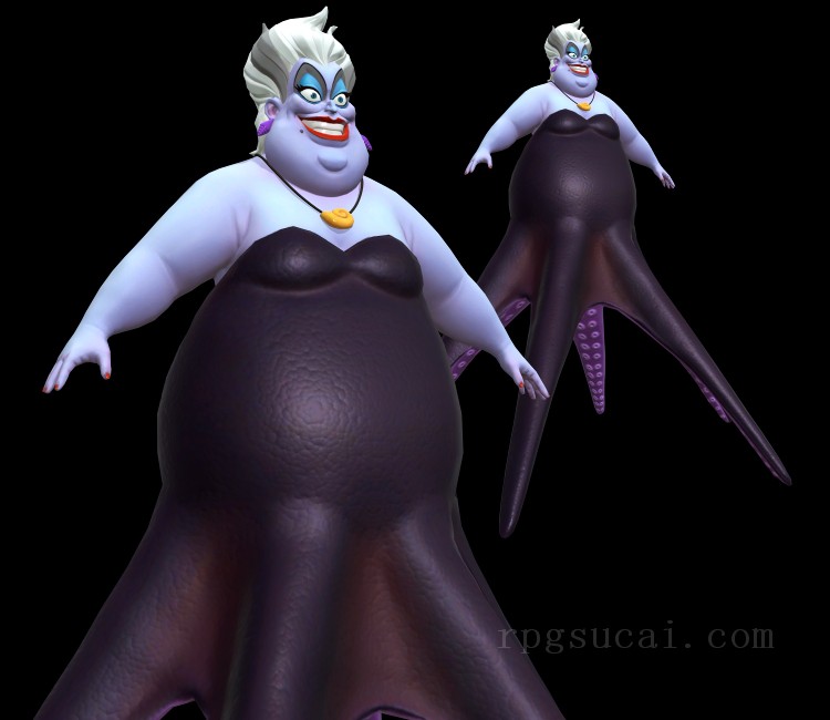 3D模型-怪物3D模型-3D模型(2136)Disney Dreamlight Valley - Ursula
