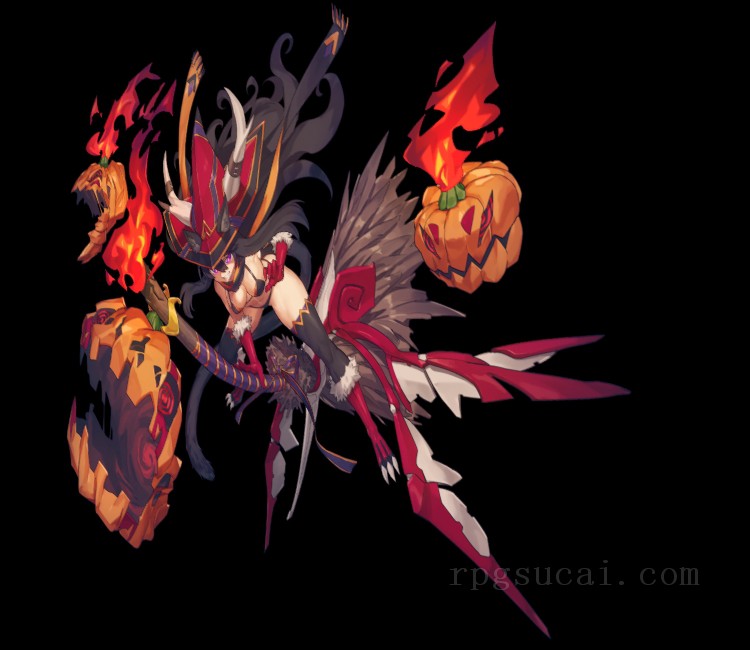 3D模型-怪物3D模型-3D模型(2211)Disgaea 7: Vows of the Virtueless - Omega Fire