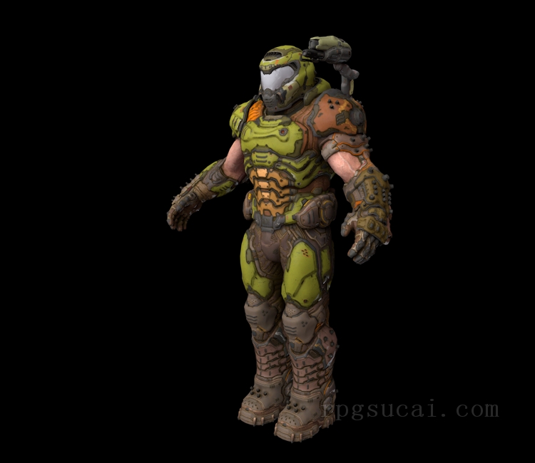 3D模型-怪物3D模型-3D模型(2281)DOOM Eternal - Doom Slayer