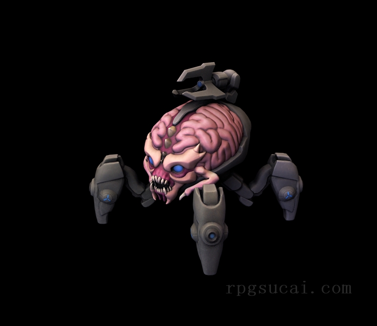 3D模型-怪物3D模型-3D模型(2284)DOOM Eternal - Arachnotron Toy