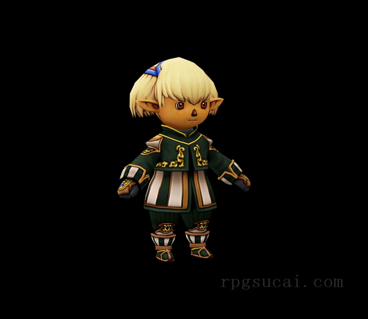 3D模型-怪物3D模型-3D模型(2421)Dragon Quest X - Shantotto
