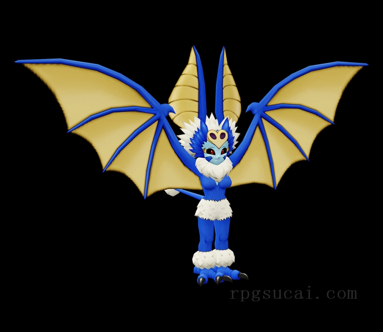 3D模型-怪物3D模型-3D模型(2432)Dragon Quest X - Chiroputte