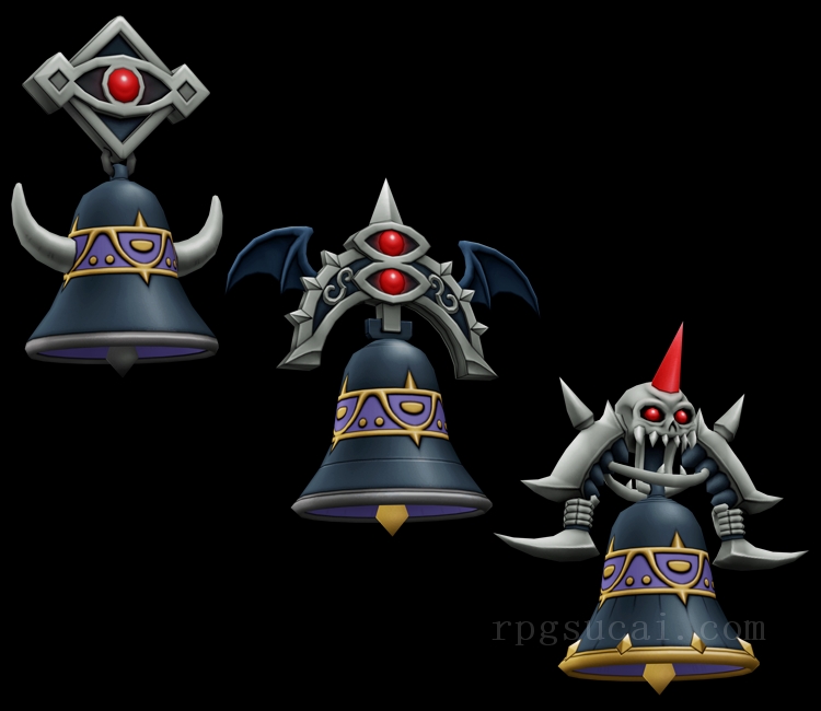 3D模型-怪物3D模型-3D模型(2434)Dragon Quest X - Demon Bell