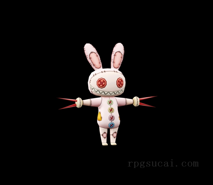 3D模型-怪物3D模型-3D模型(2439)Dragon Quest X - Needle Rabbit