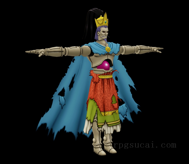 3D模型-怪物3D模型-3D模型(2450)Dragon Quest X - Domineus (Automaton)
