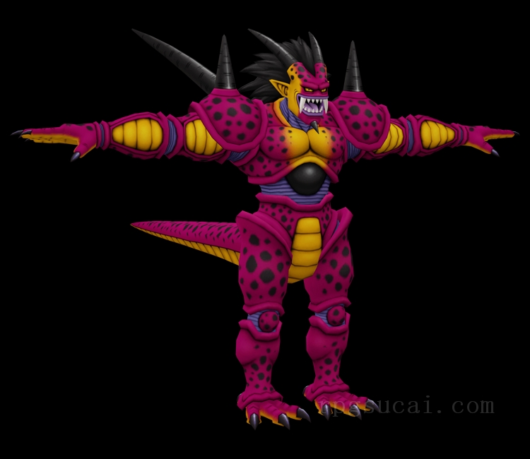 3D模型-怪物3D模型-3D模型(2451)Dragon Quest X - Domineus (Demon King)