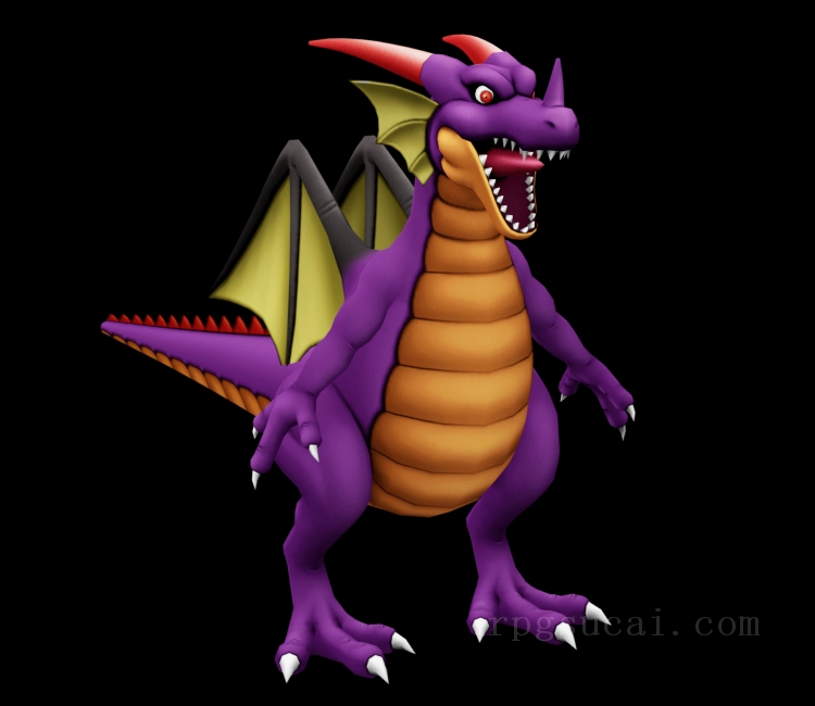 3D模型-怪物3D模型-3D模型(2455)Dragon Quest X - Dragonlord (True Form)
