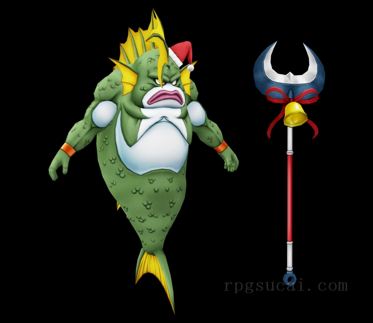 3D模型-怪物3D模型-3D模型(2463)Dragon Quest X - Jingle Gracos