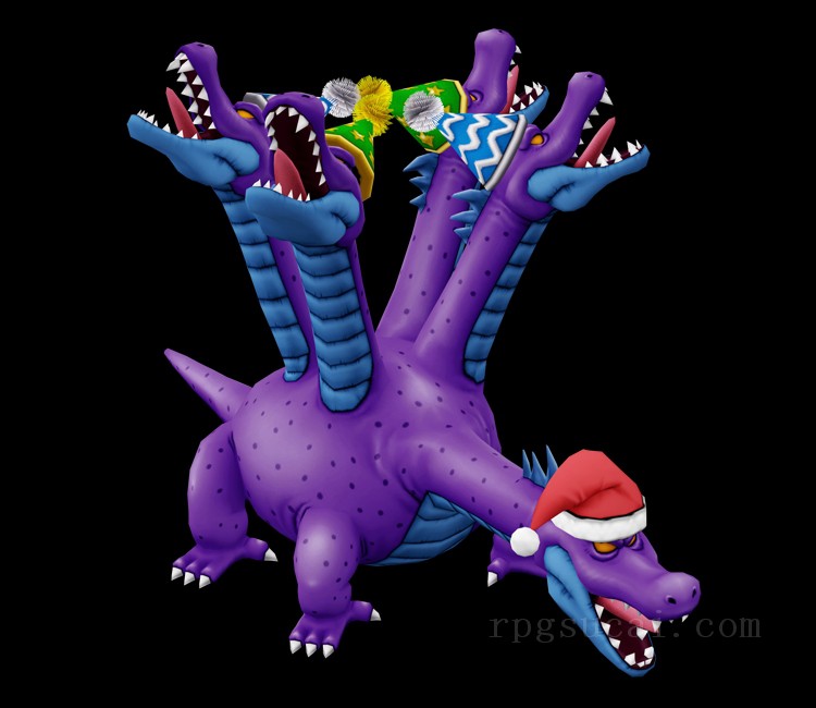 3D模型-怪物3D模型-3D模型(2464)Dragon Quest X - Jingle Hydra